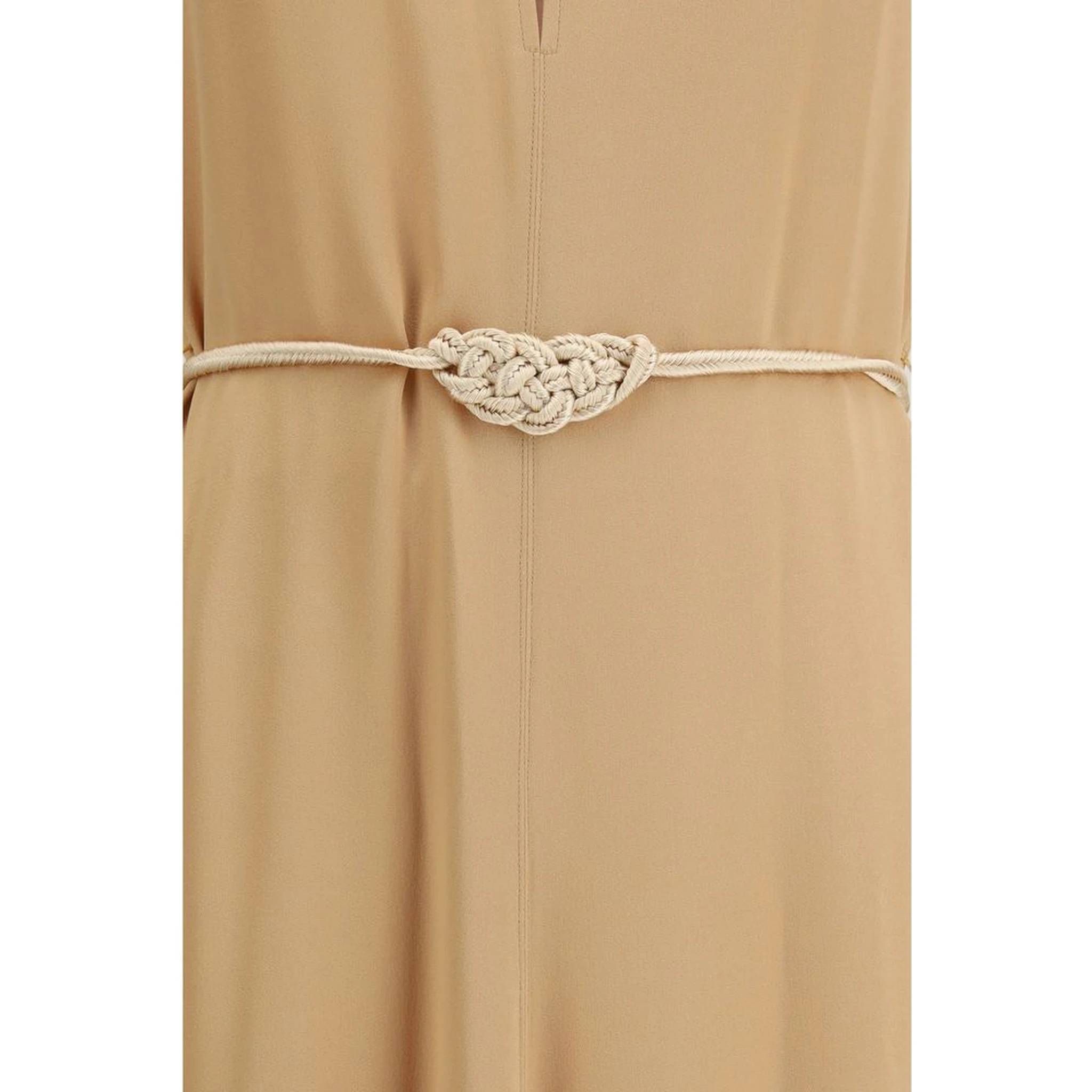 Orange Viscose Casual Dress