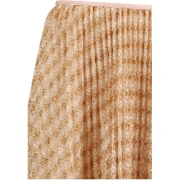 Multicolor Viscose Midi Skirt