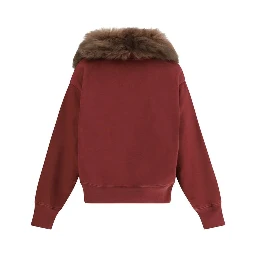 Bordeaux Cotton Sweatshirt