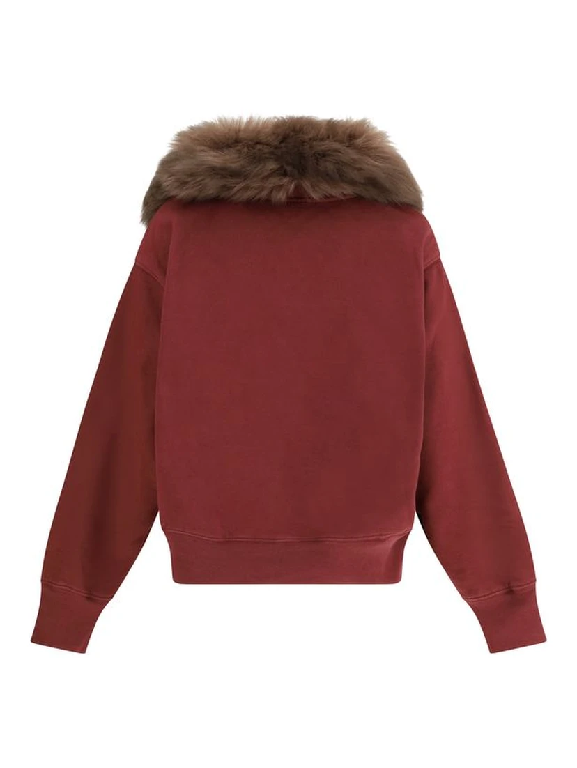 Bordeaux Cotton Sweatshirt