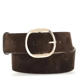 Brown Leather Regular Belt