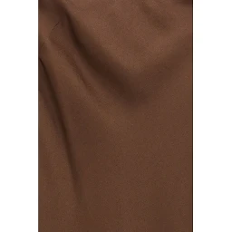 Brown Acetate Casual Dress