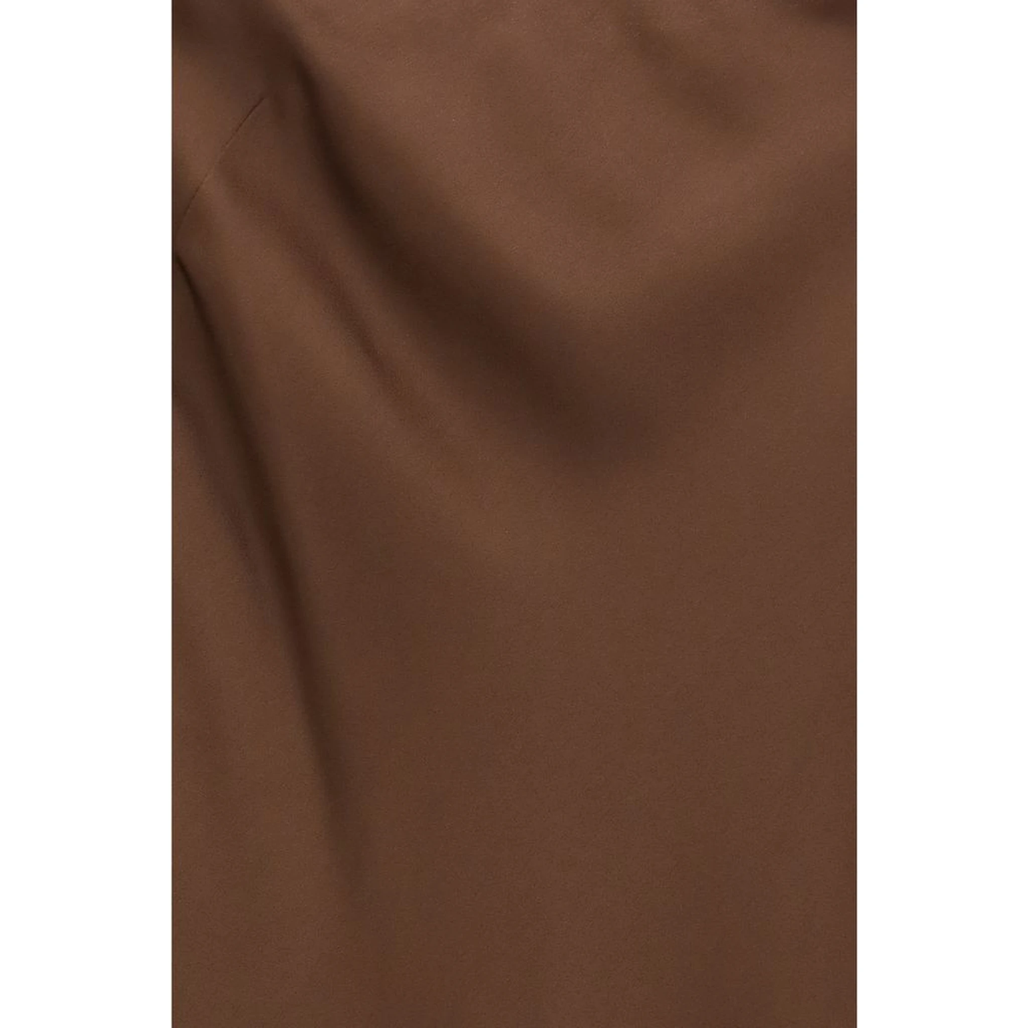 Brown Acetate Casual Dress