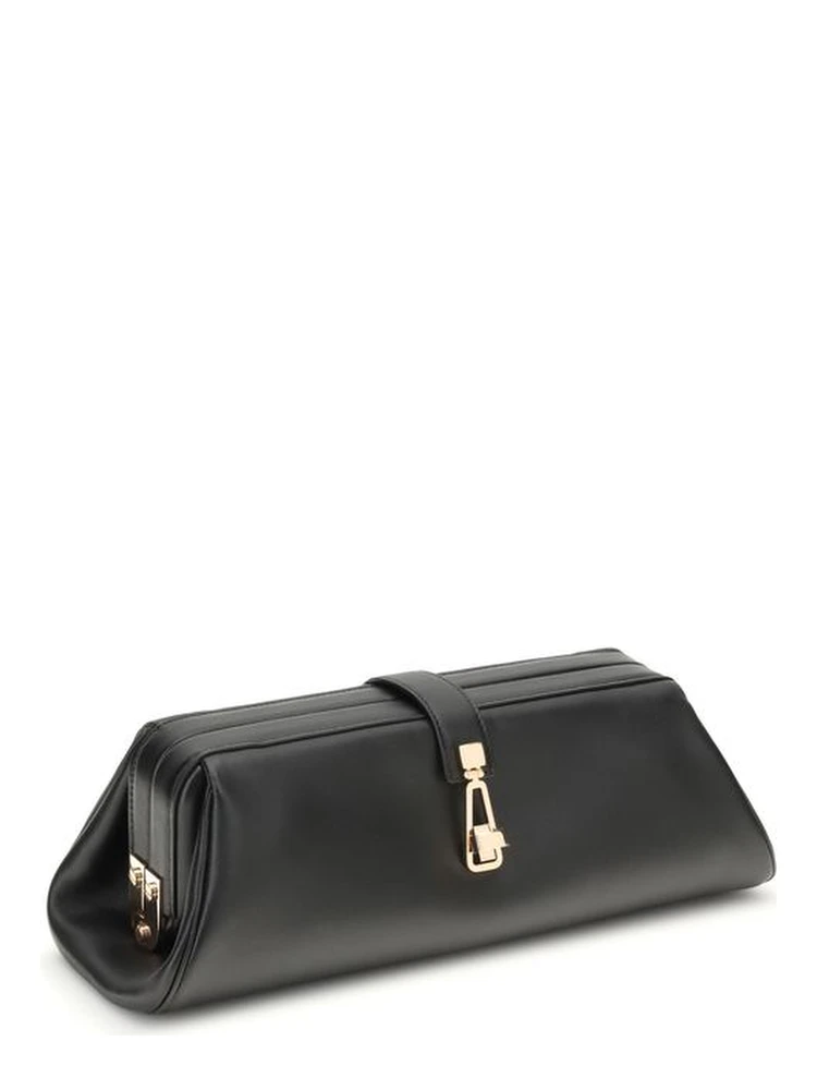 Black Calf Leather Bos Taurus Clutch Bag alternative
