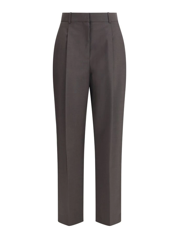 Brown Wool Dress Pants