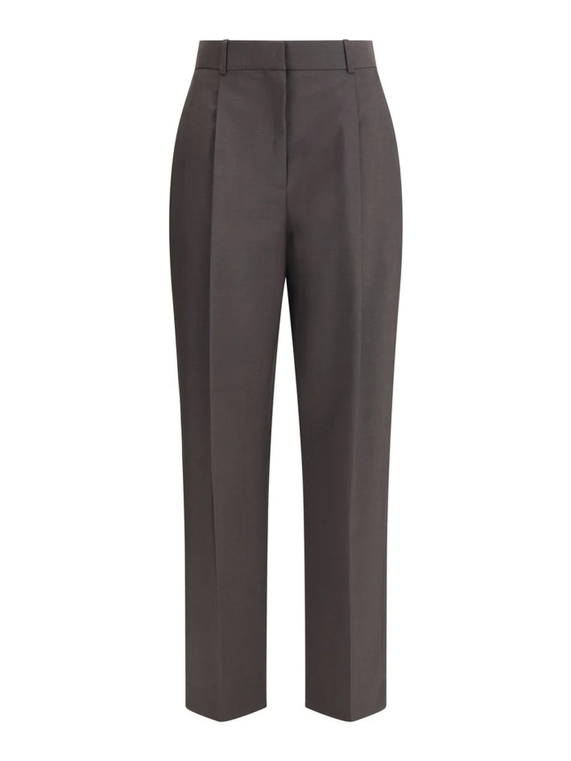 Brown Wool Dress Pants