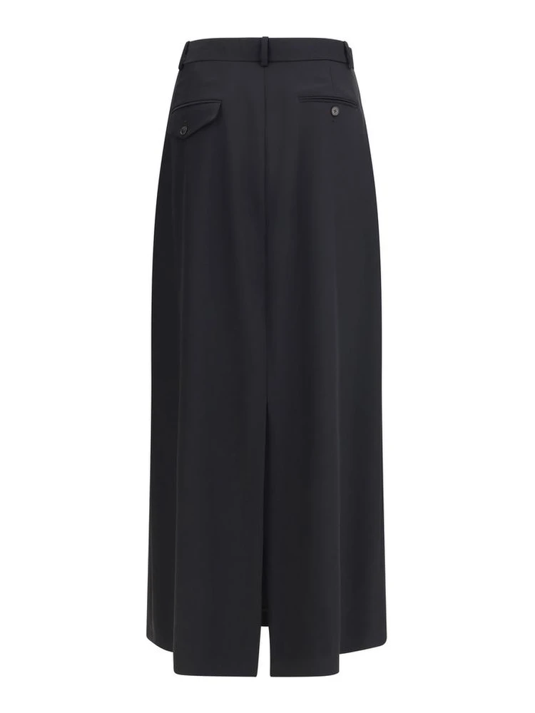 Black Fleece Wool Long Skirt alternative