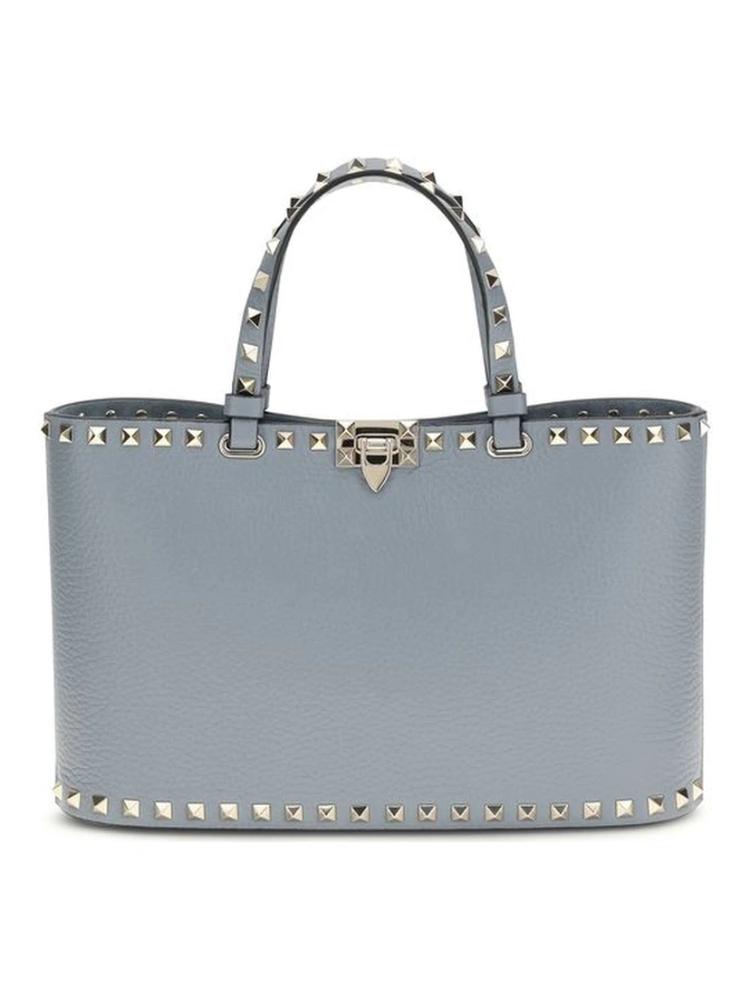 حقيبة كتف بوس توروس من جلد العجل الأزرق