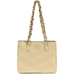 حقيبة كتف من جلد نابا الذهبي / جلد العجل بوس توروس