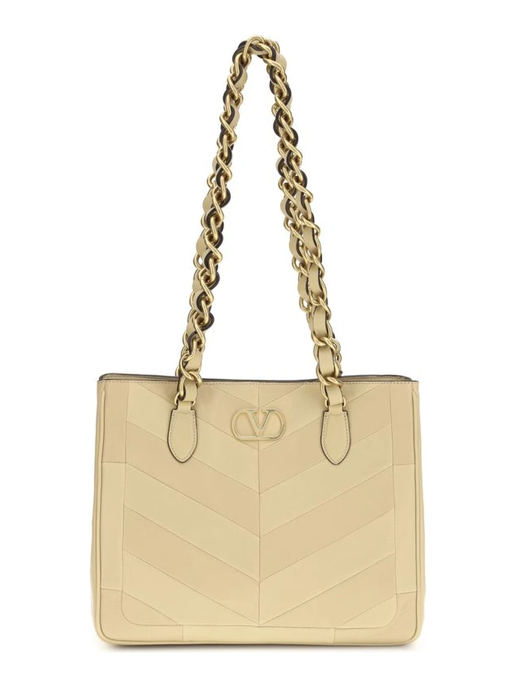 حقيبة كتف من جلد نابا الذهبي / جلد العجل بوس توروس