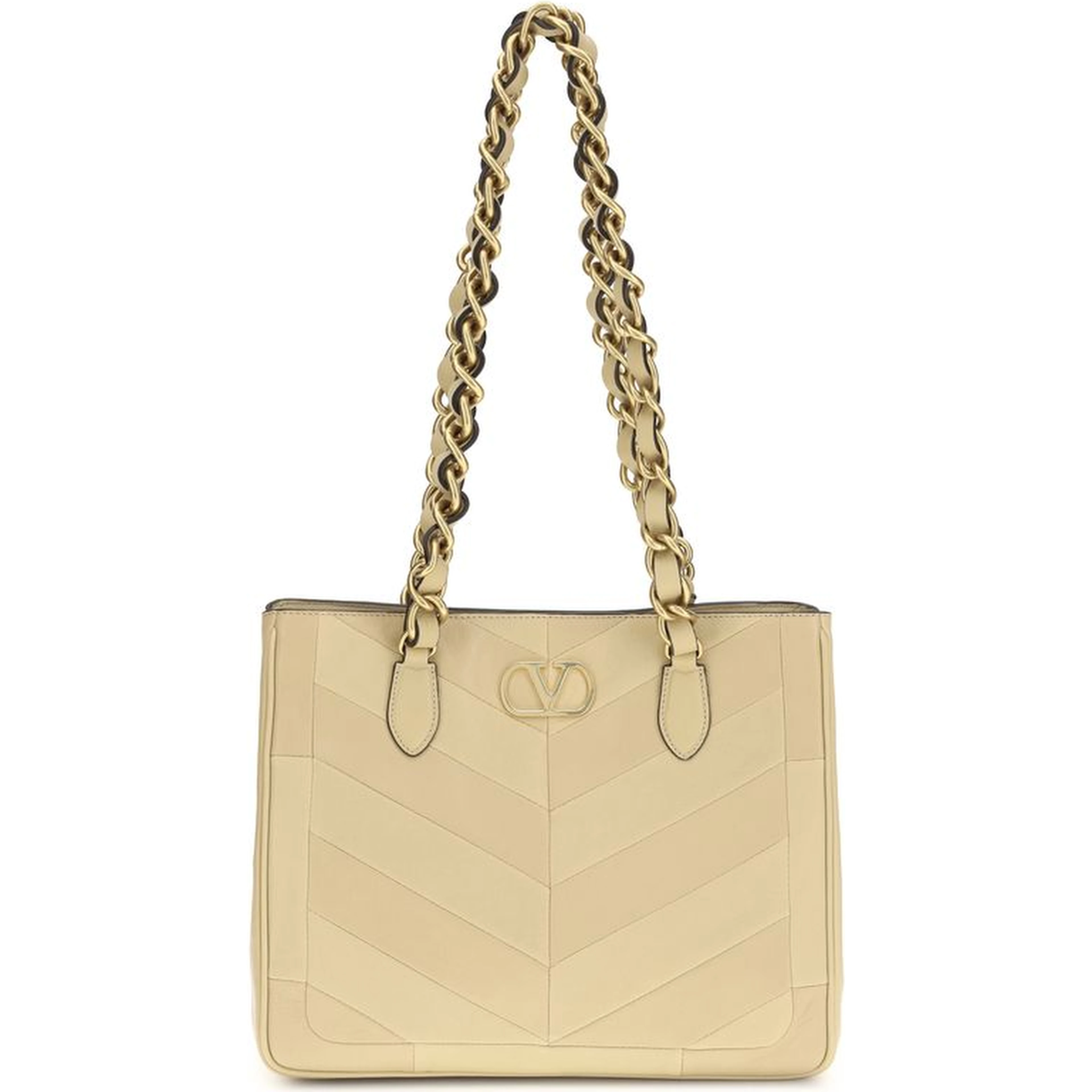 Gold Napa Leather / Calf Bos Taurus Shoulder Bag