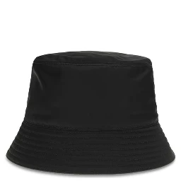 Black Recycled Polyamide Bucket Hat