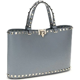 حقيبة كتف بوس توروس من جلد العجل الأزرق