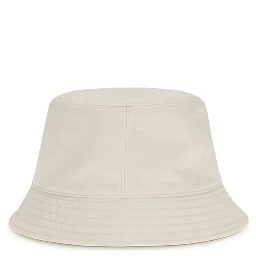 White Polyester Bucket Hat
