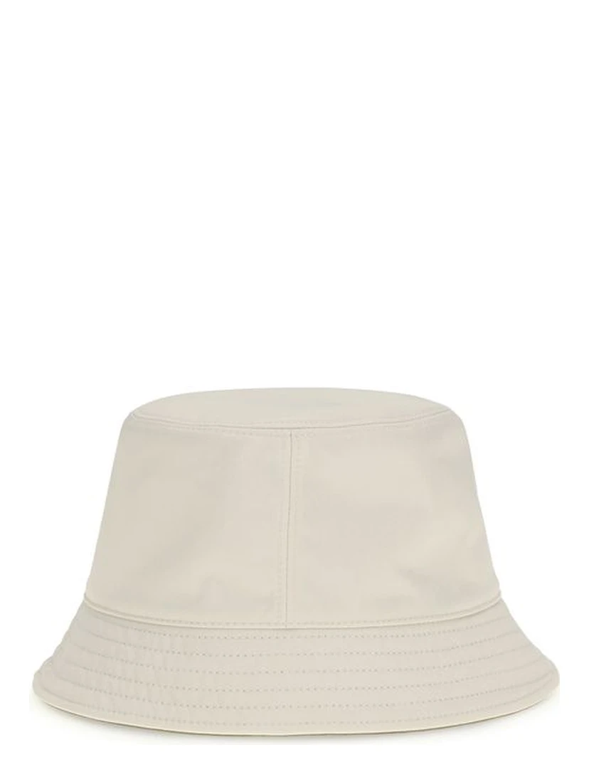 White Polyester Bucket Hat