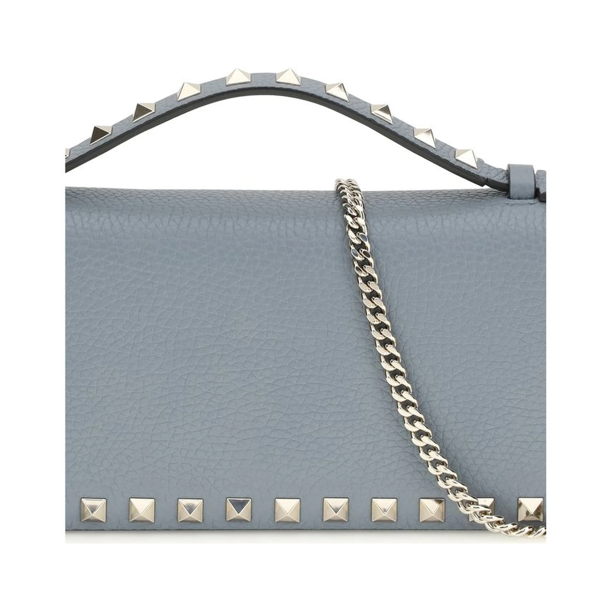 محفظة بوس توروس من جلد العجل الأزرق