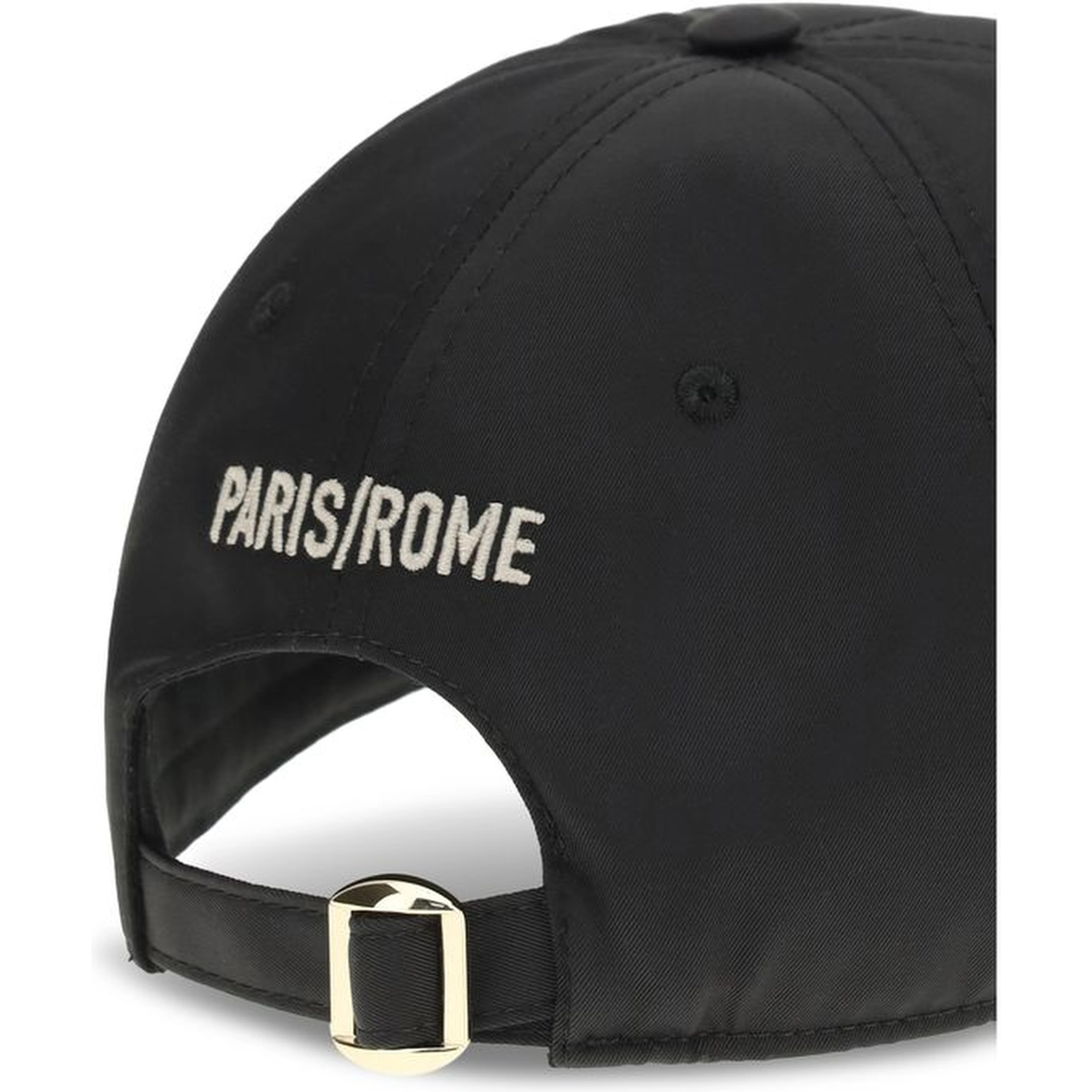 Black Cotton Cap (Baseball Hat)