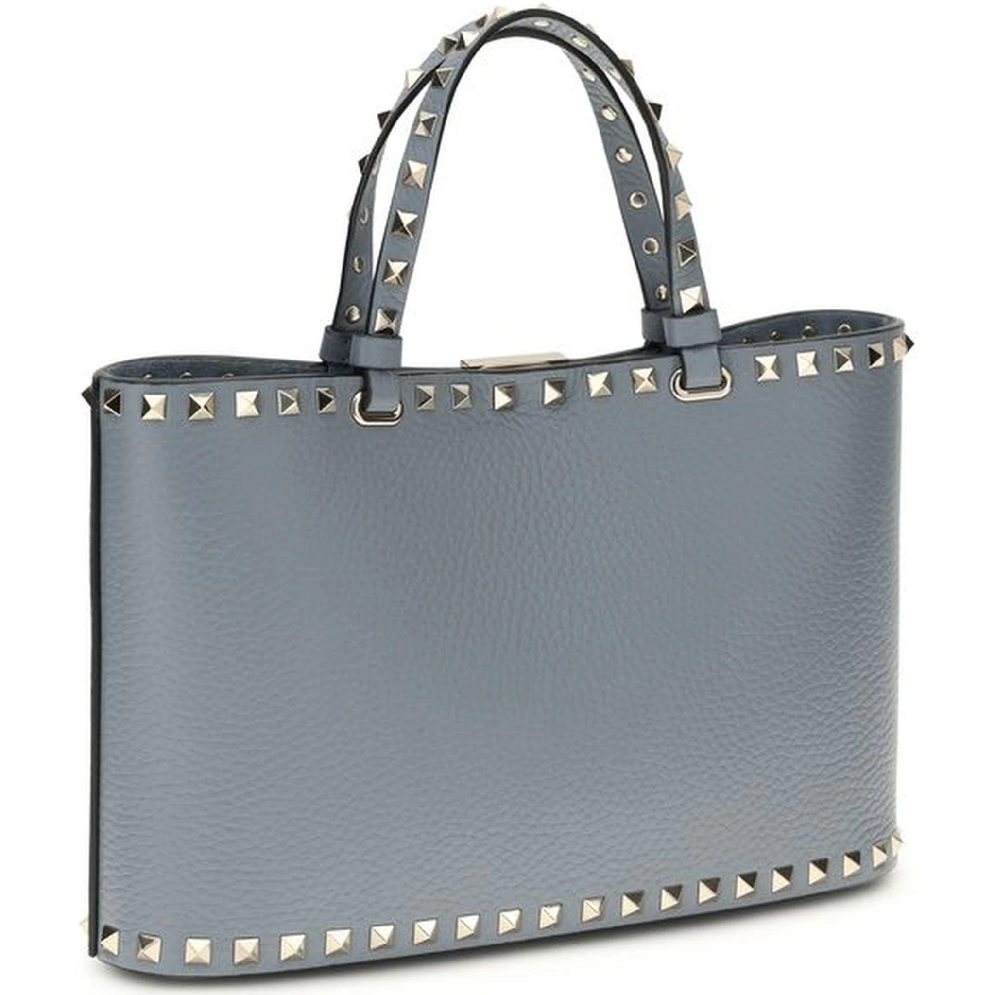 حقيبة كتف بوس توروس من جلد العجل الأزرق