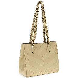 حقيبة كتف من جلد نابا الذهبي / جلد العجل بوس توروس