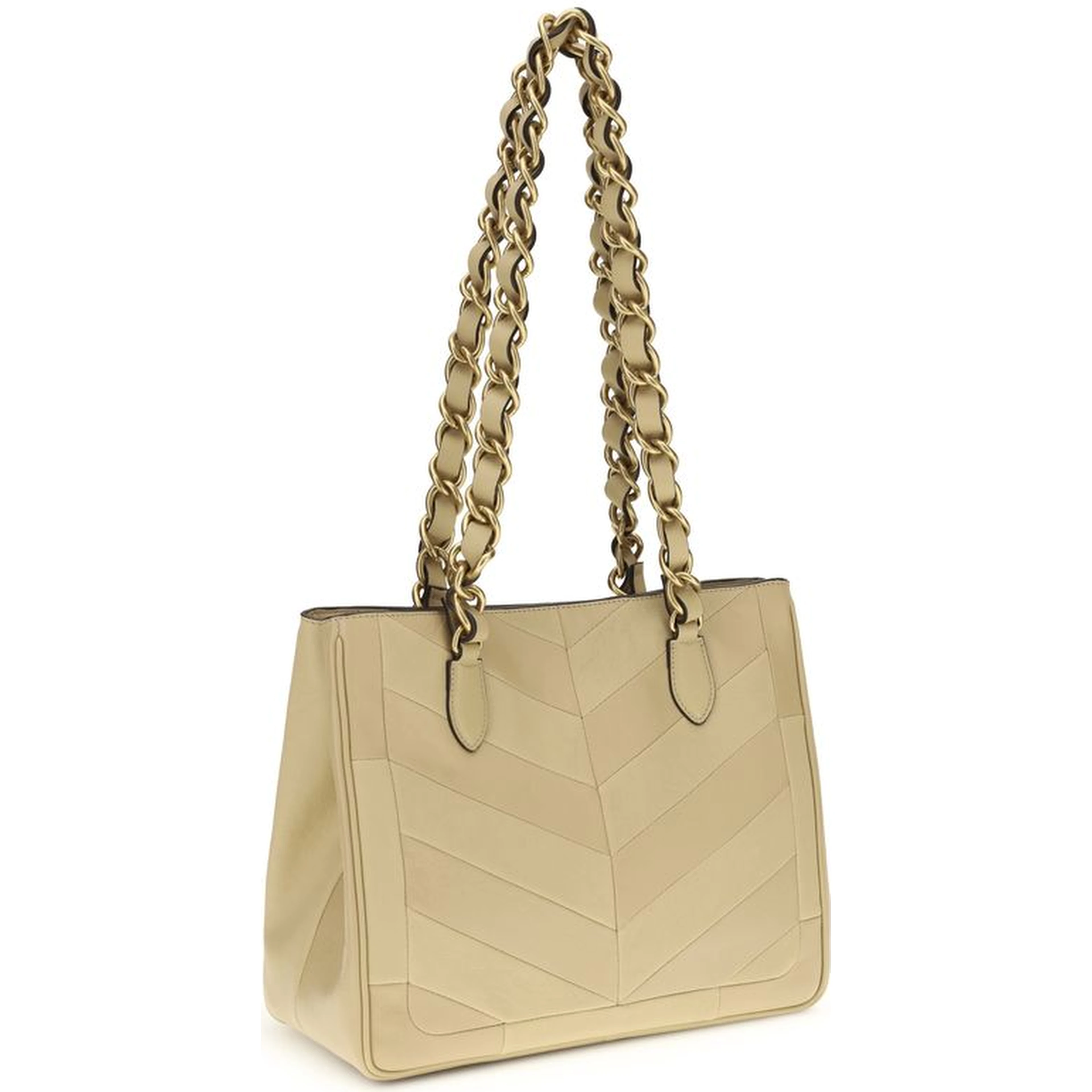 Gold Napa Leather / Calf Bos Taurus Shoulder Bag