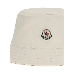 White Polyester Bucket Hat