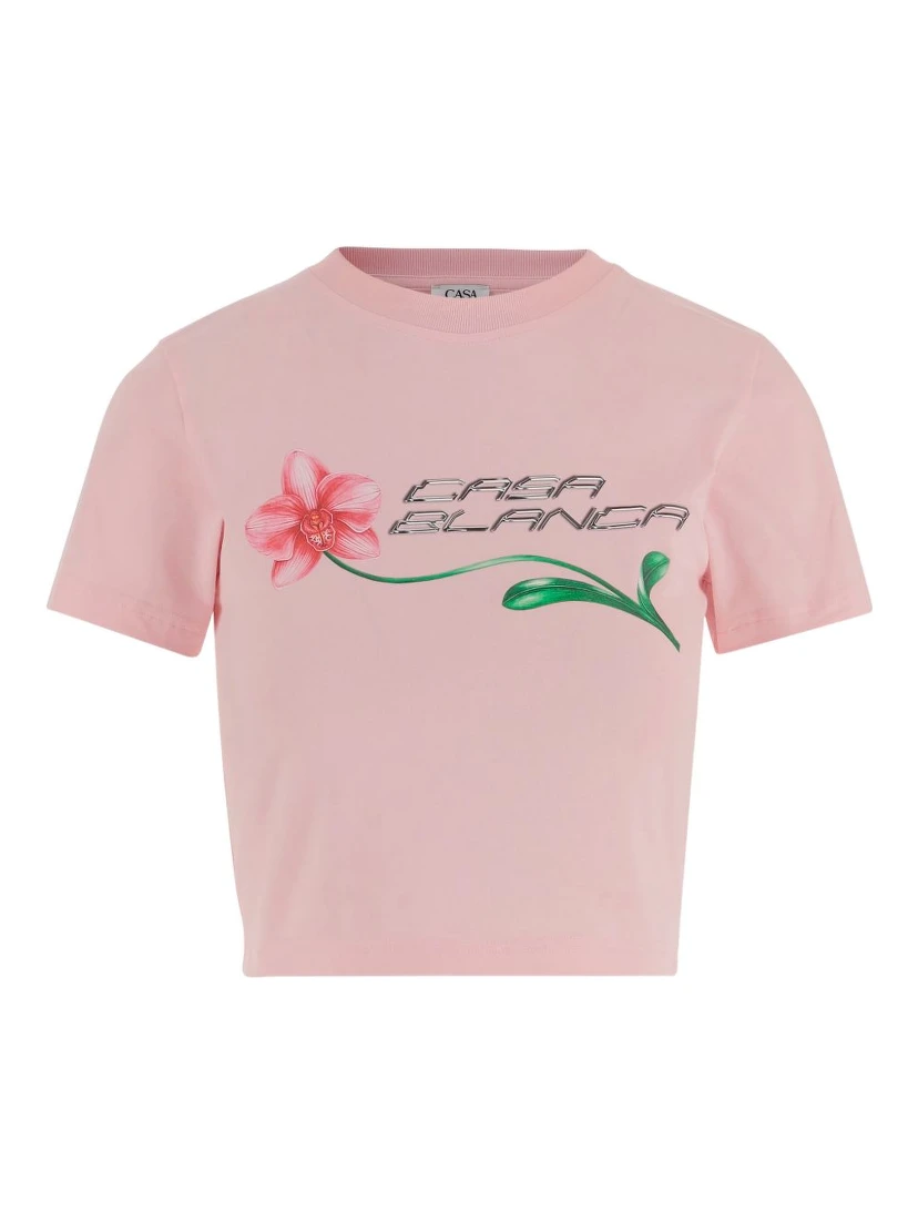 Casablanca T-shirts and Polos Pink