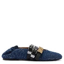 GANNI Flat shoes Blue
