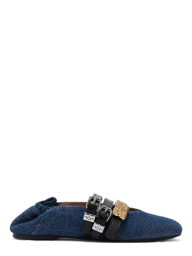 GANNI Flat shoes Blue