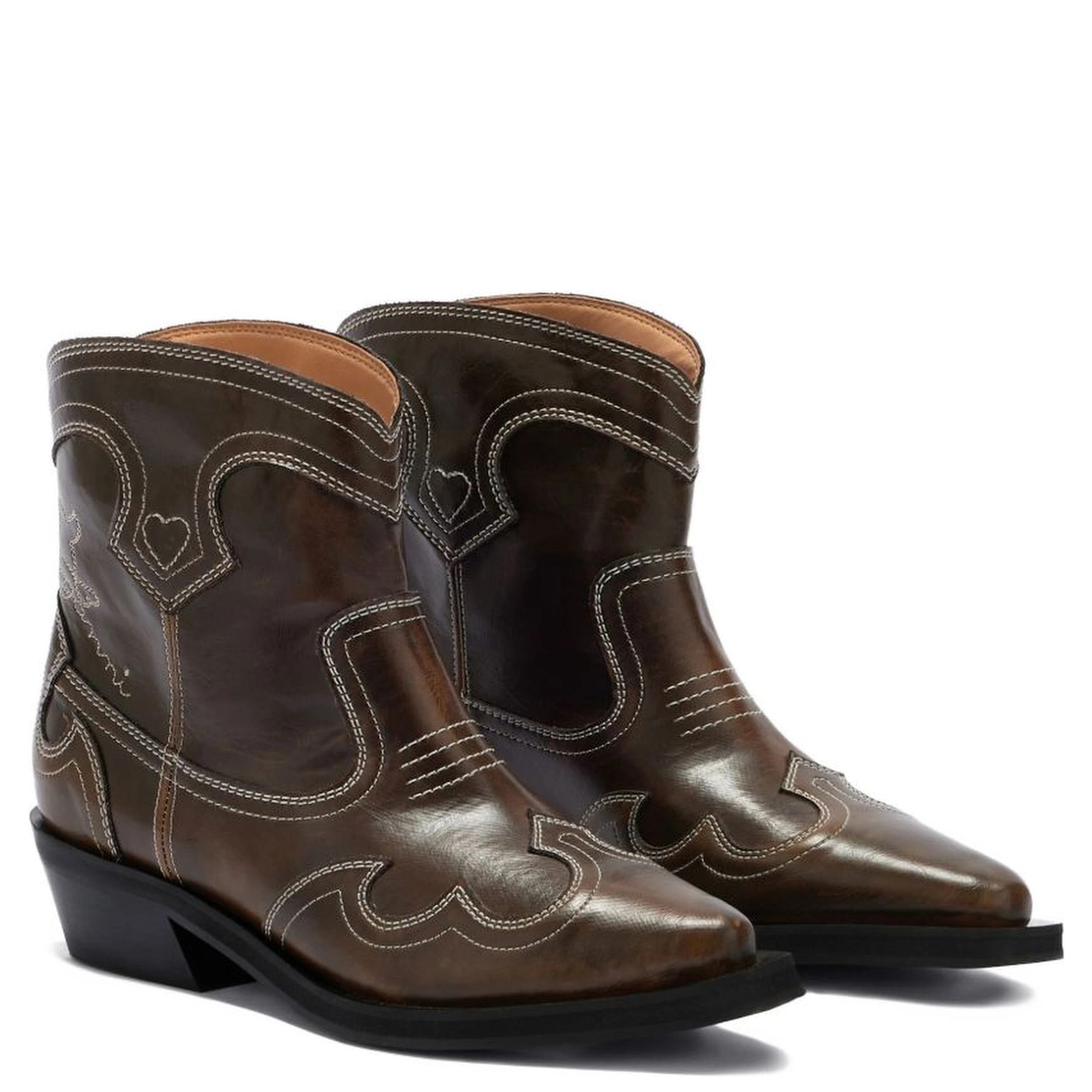 GANNI Boots Green