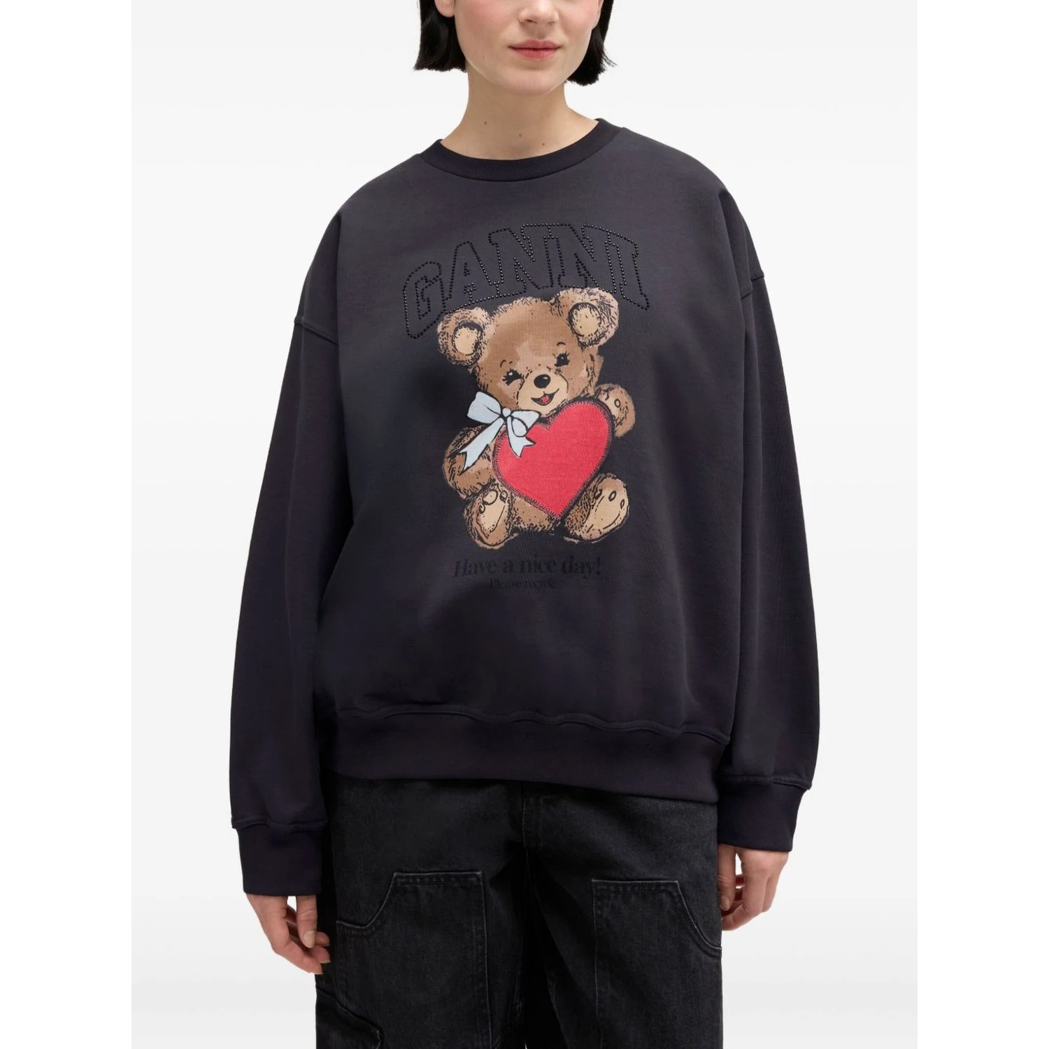 GANNI Sweaters Black