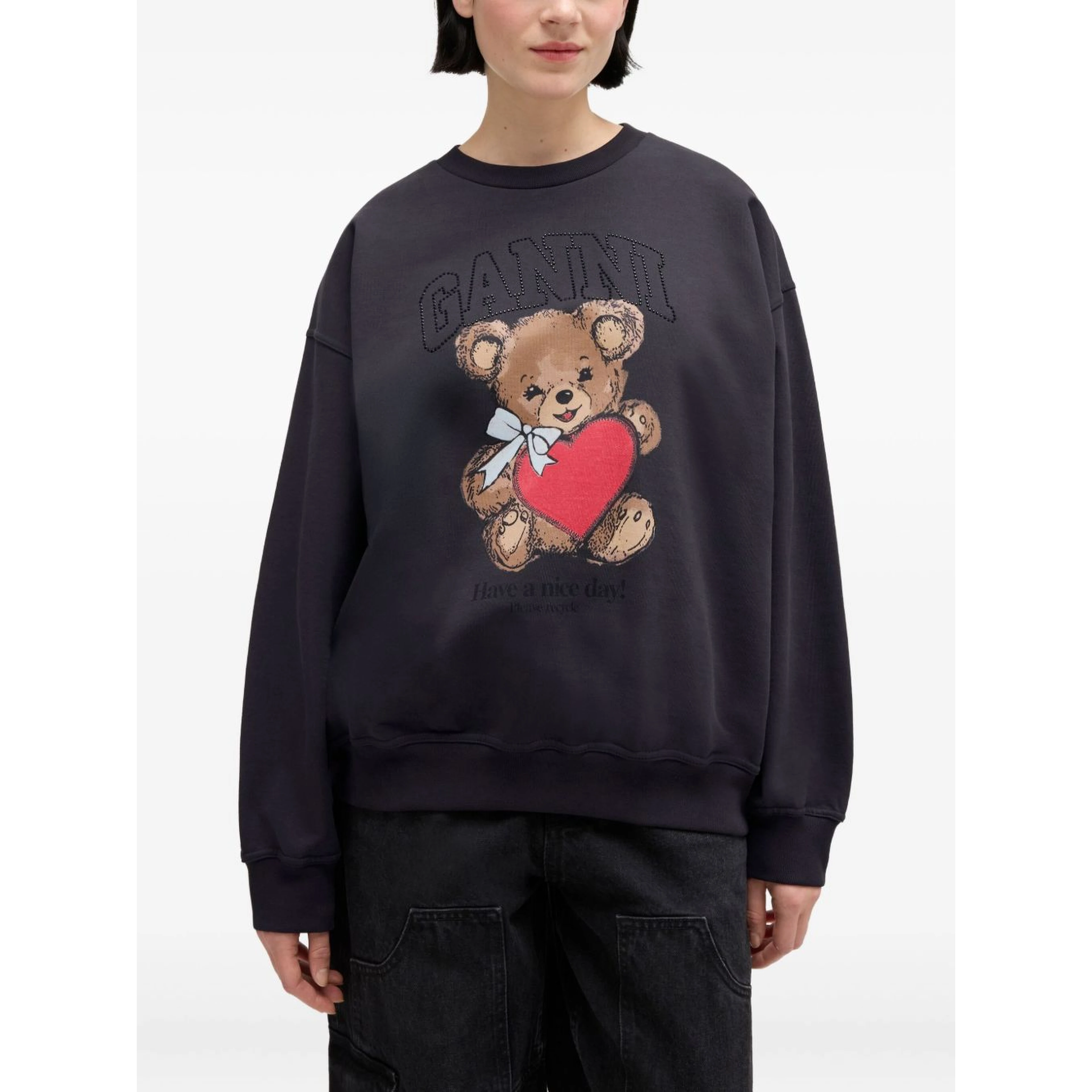 GANNI Sweaters Black
