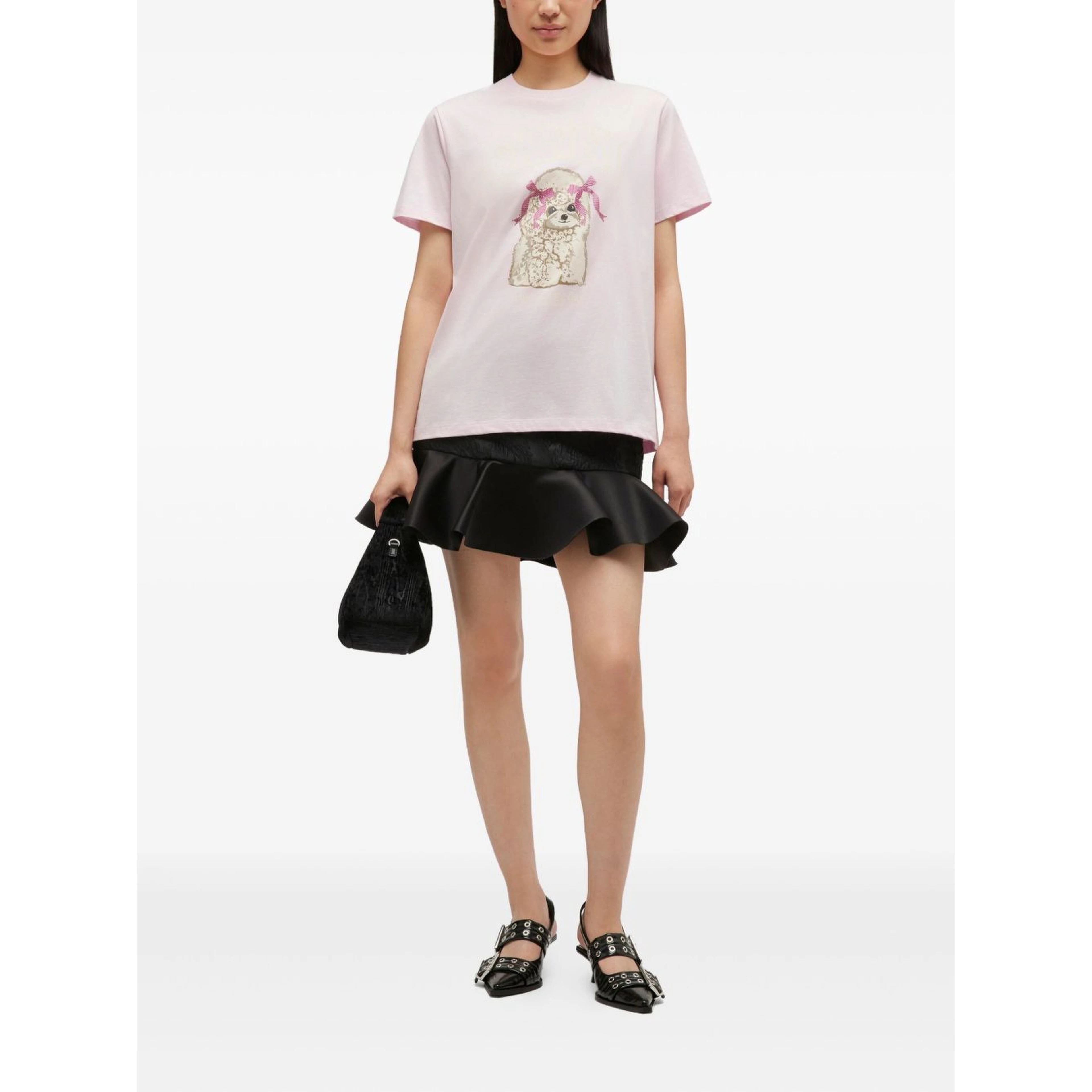 GANNI T-shirts and Polos Pink