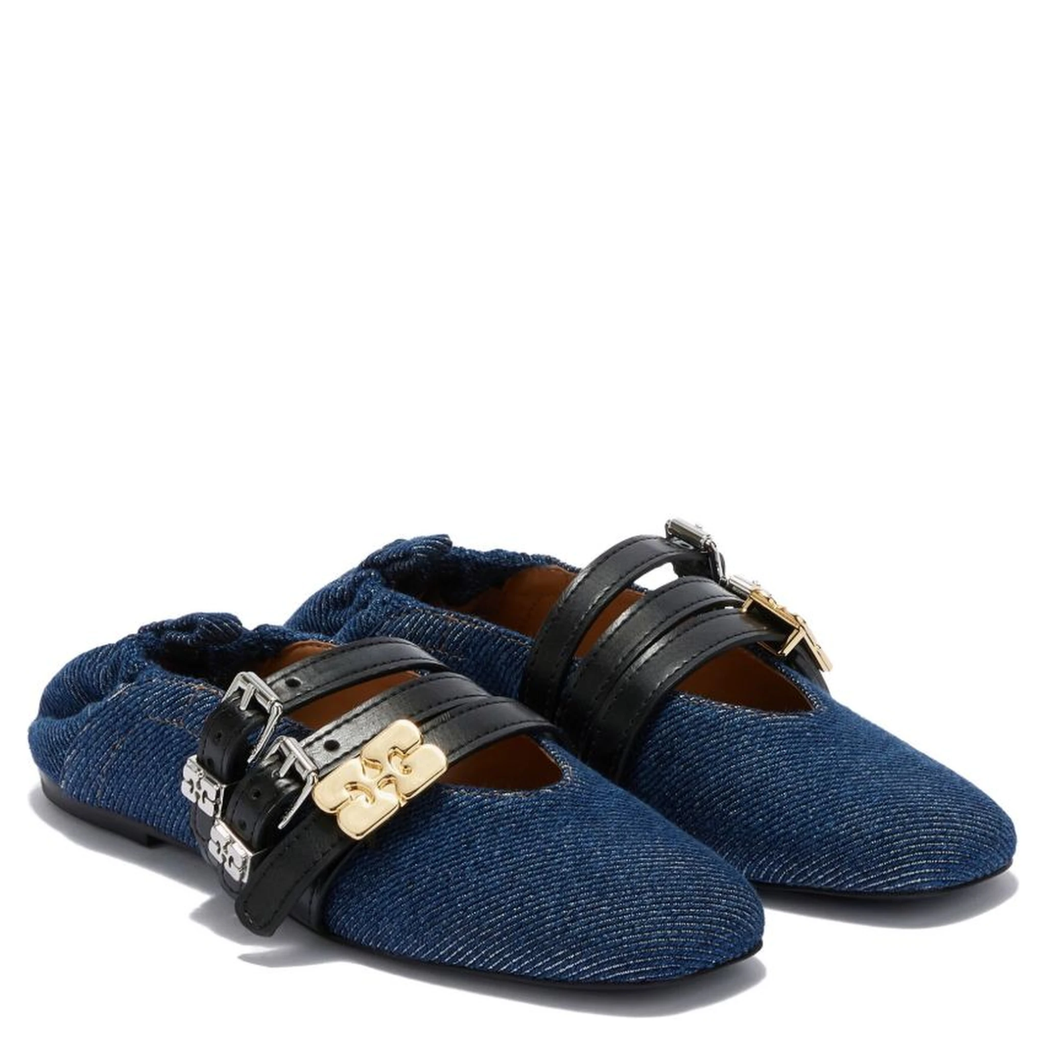 GANNI Flat shoes Blue