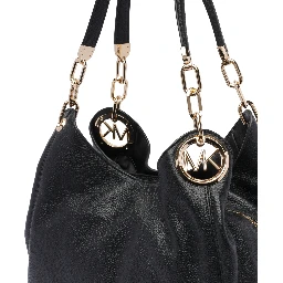 Lillie Large Pebbled Leather Shoulder Bag