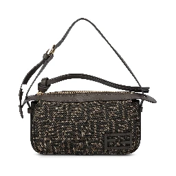 Simply Mini FF jacquard fabric shoulder bag