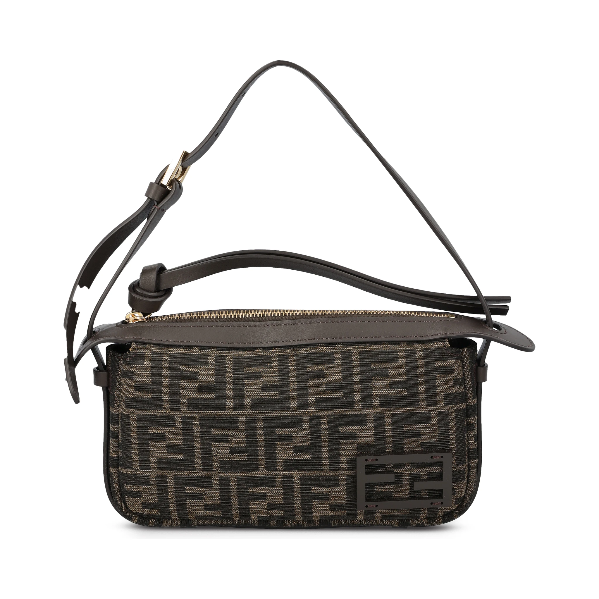 Simply Mini FF jacquard fabric shoulder bag