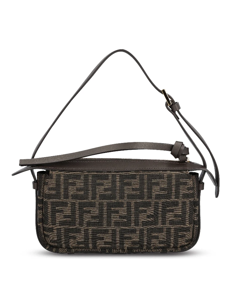 Simply Mini FF jacquard fabric shoulder bag alternative