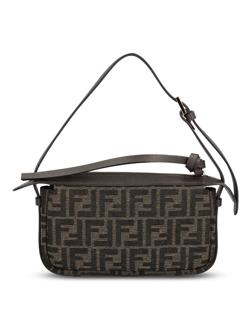 Simply Mini FF jacquard fabric shoulder bag