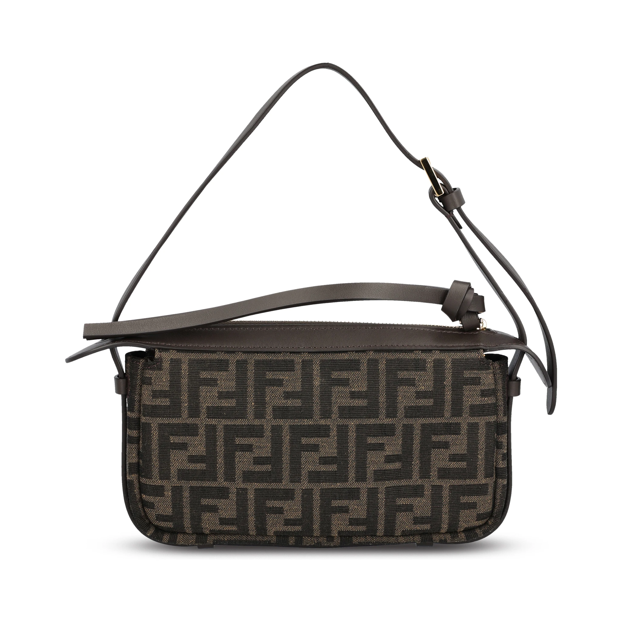Simply Mini FF jacquard fabric shoulder bag