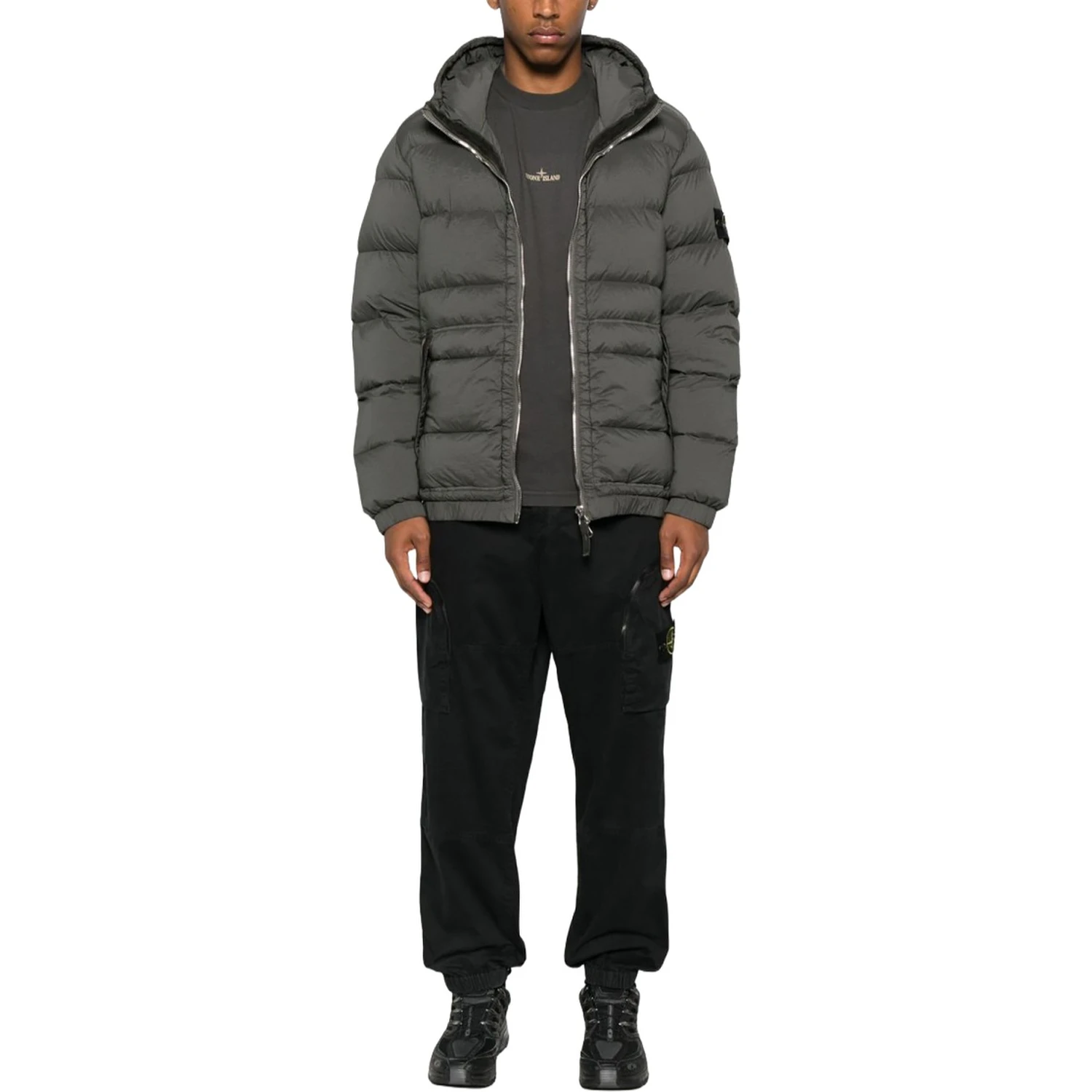 PADDED DOWN JACKET WITH HOOD