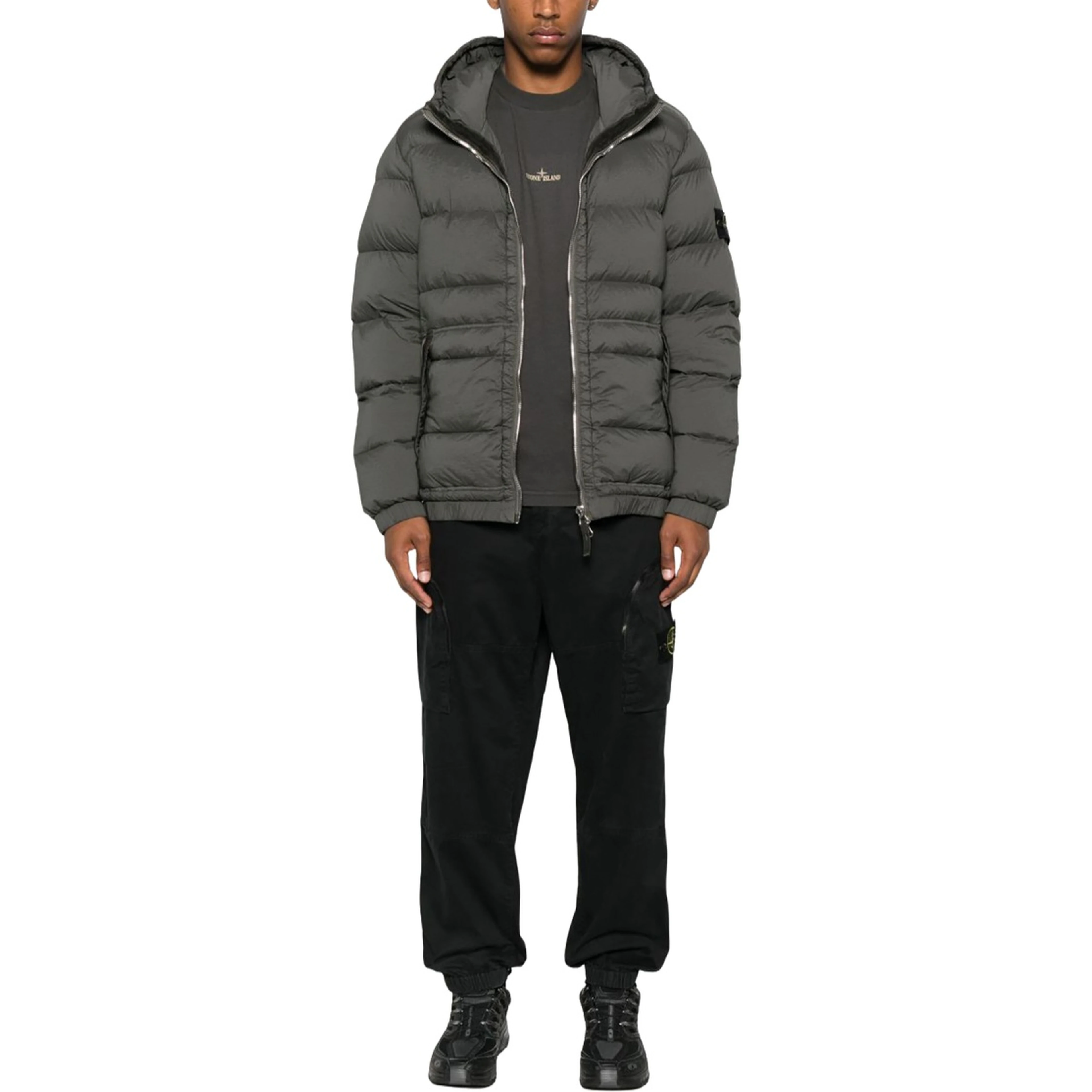 PADDED DOWN JACKET WITH HOOD