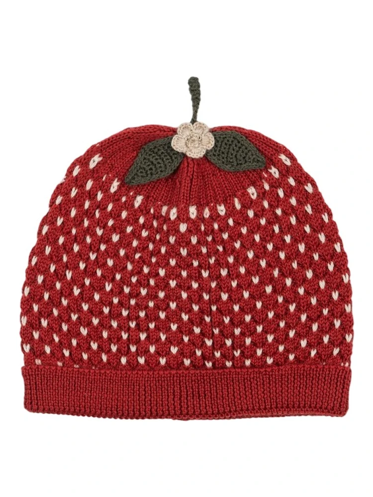 strawberry beanie