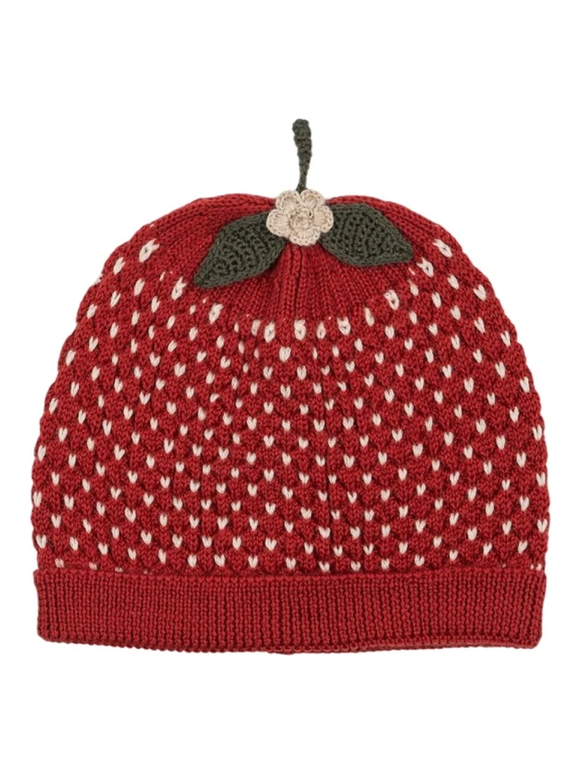 strawberry beanie