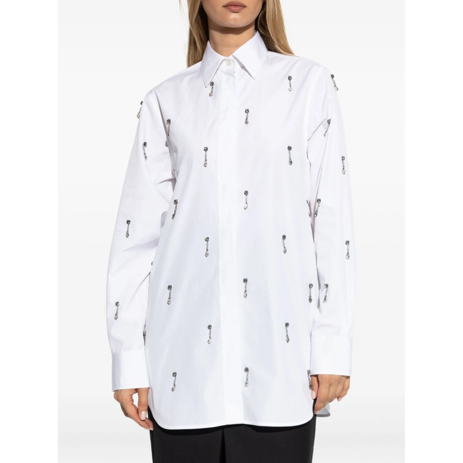 SHIRT WITH CRYSTALS