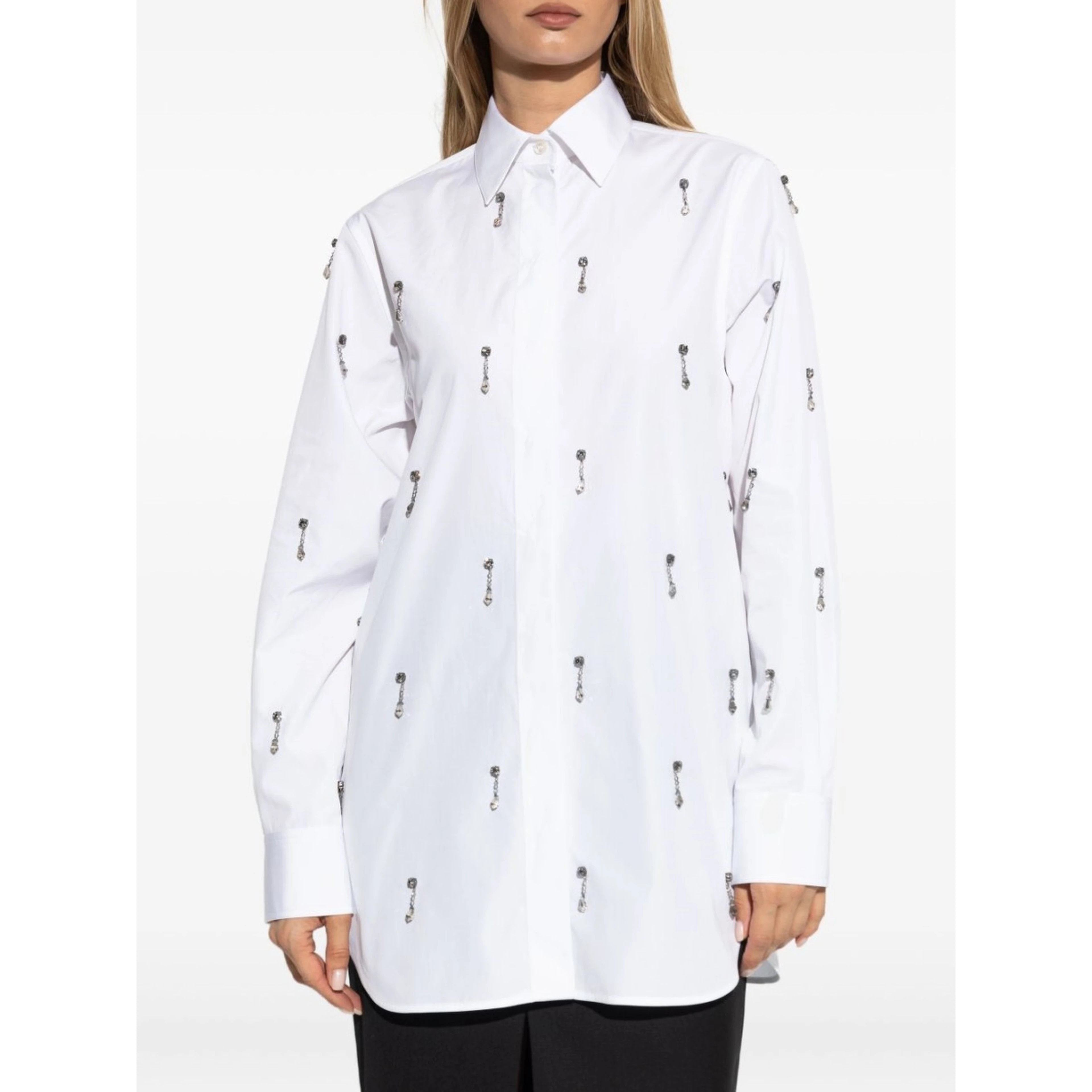 SHIRT WITH CRYSTALS