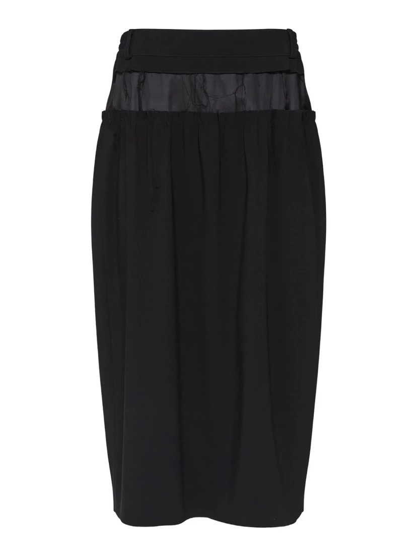 "FOUR STITCHES" MIDI SKIRT