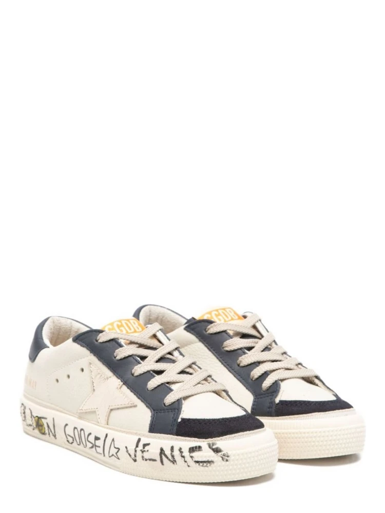 may nabuk upper and vamp suede toe leather tongue and heel laminated star signature foxing