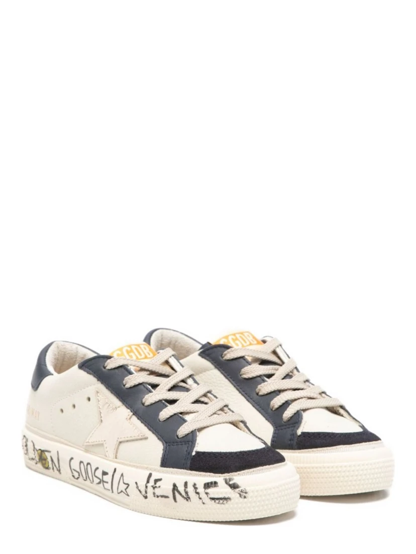 may nabuk upper and vamp suede toe leather tongue and heel laminated star signature foxing