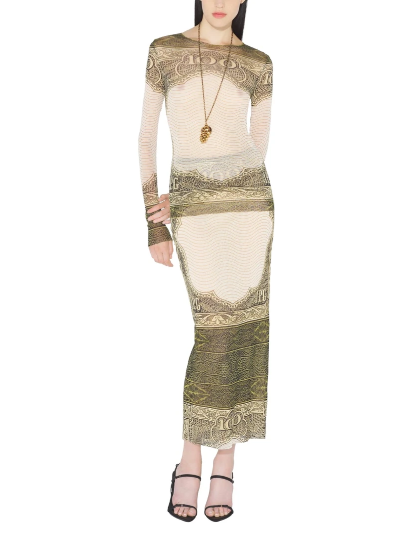 TOP WITH "CARTOUCHE" PRINT