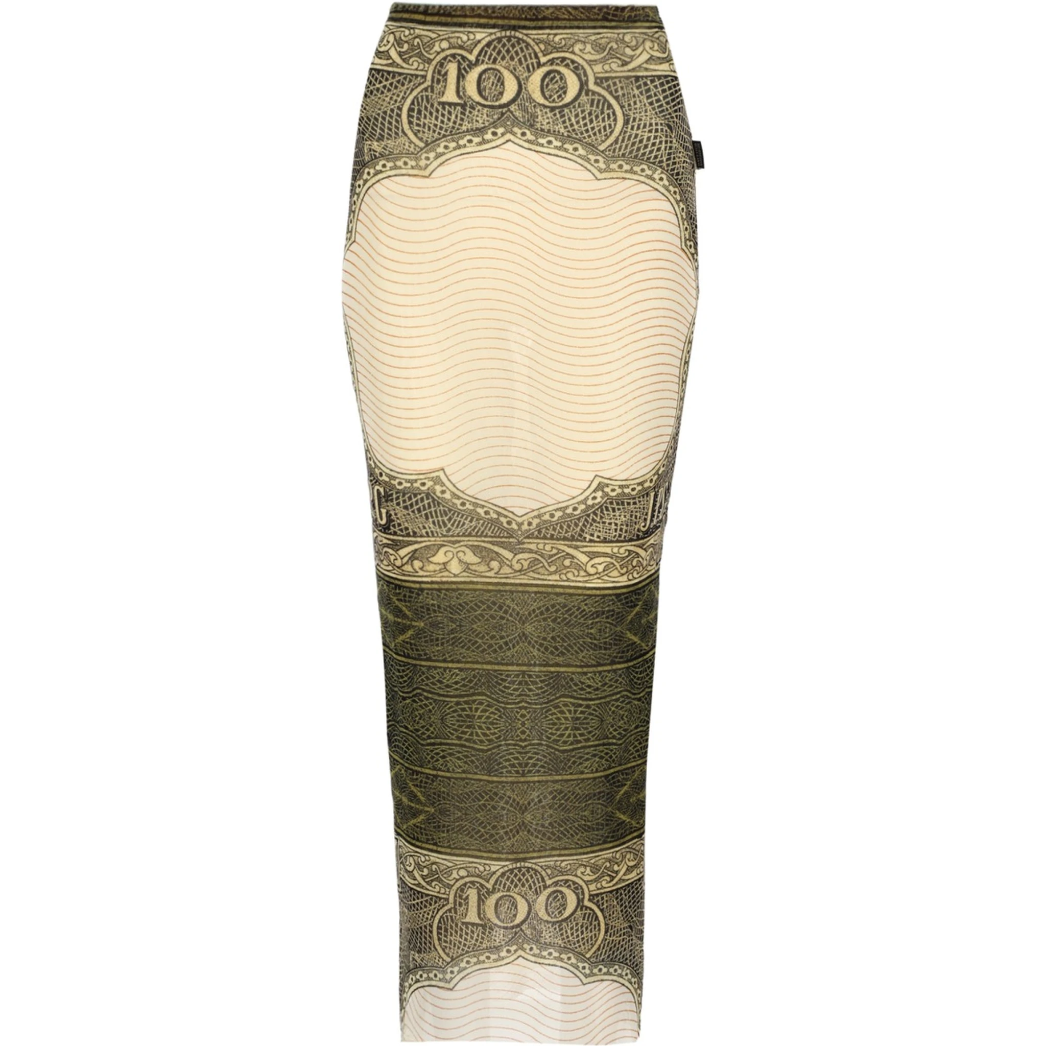 LONG SKIRT WITH "CARTOUCHE" PRINT